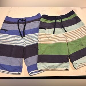 Lot of 2 Patagonia swim trunks, Boys Size 12, Great condition